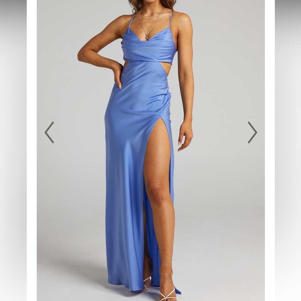 Showpo Strappy Blue Maxi Size XS/2